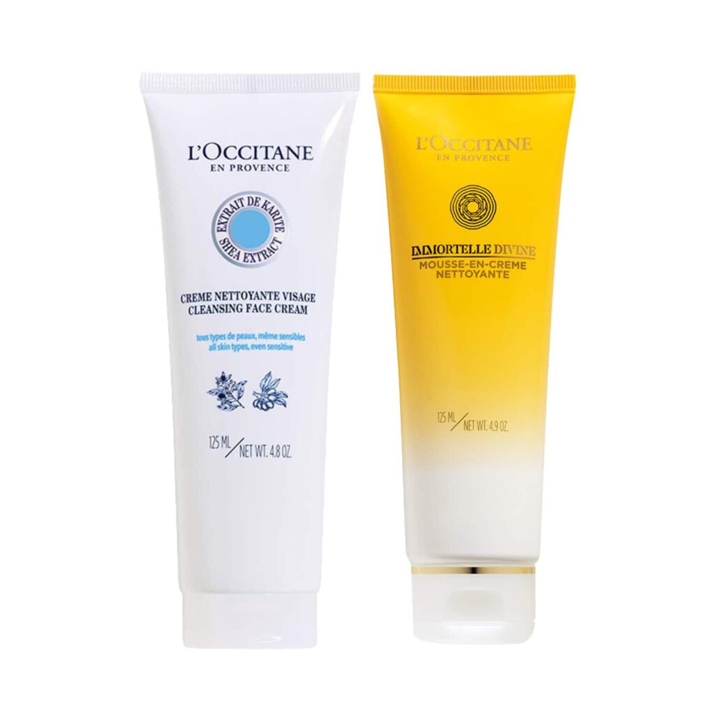 L'occitane Shea & Divine Double Cleansing Duo Cleansing Cream & Foaming Cleanser Combo - L'occitane