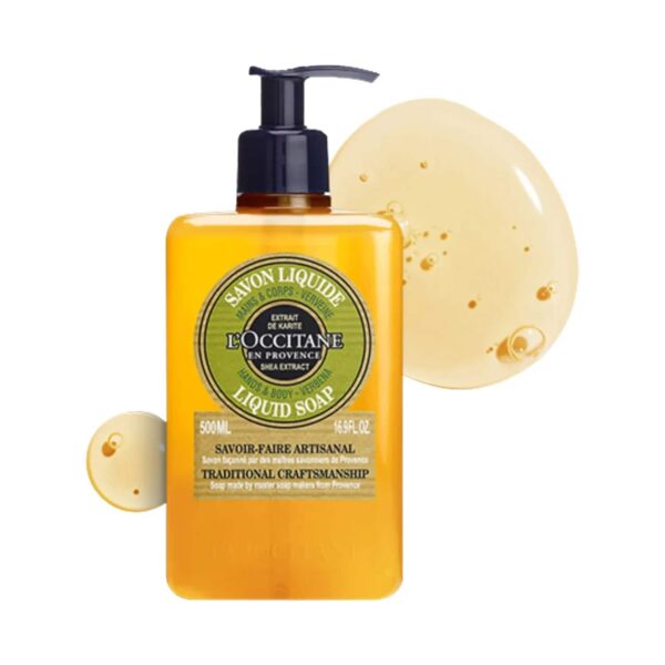 L'occitane Shea Hands & Body Verbena Liquid Soap - (500ml) - L'occitane