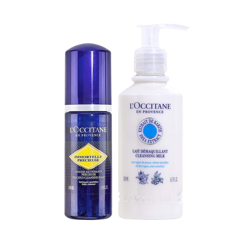 L'occitane Shea & Precious Double Cleansing Duo Cleansing Cream & Foaming Cleanser Combo - L'occitane