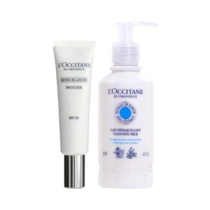 L'occitane Shea & Reine Blanche Brightening Protection Duo Cleanser & SPF Combo - L'occitane