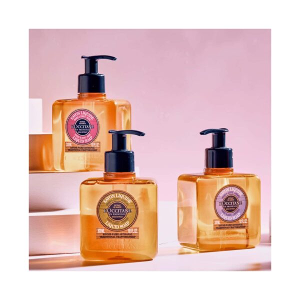 L'occitane Shea Rose Liquid Soap (300ml) - L'occitane