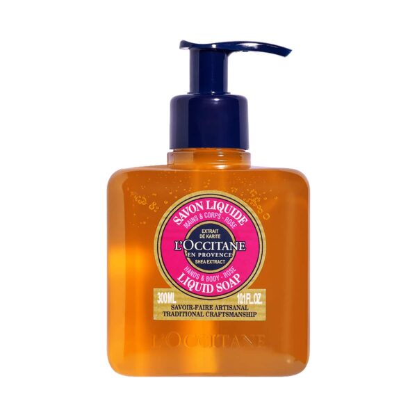 L'occitane Shea Rose Liquid Soap (300ml) - L'occitane