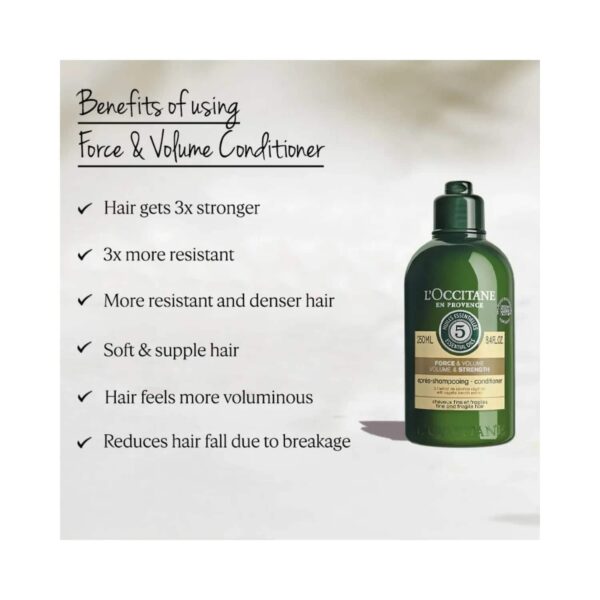 L'occitane Strength & Volume Conditioner - (75ml) - L'occitane