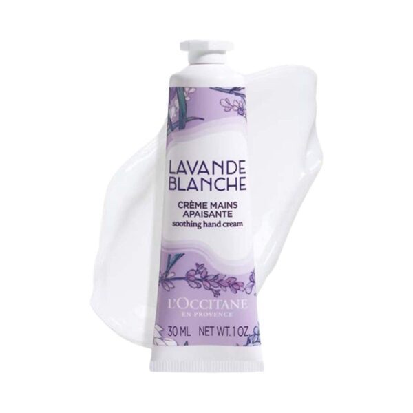 L'occitane White Lavender Hand Cream (30 ml) - L'occitane