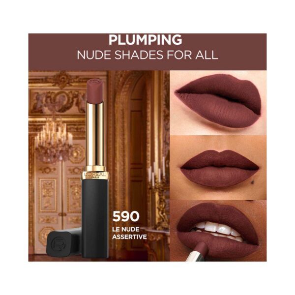 L'Oreal Paris Color Riche Intense Volume Matte Lipstick - 590 Le Nude Assertive (32.5 g) - L'Oreal Paris