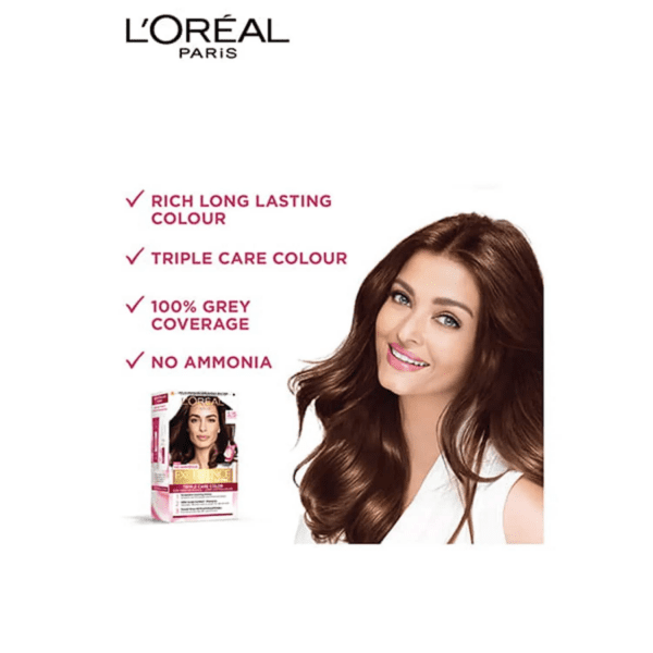 L'Oreal Paris Excellence Creme Hair Color, 3.16 Burgundy, 72ml+100g - L'Oreal Paris