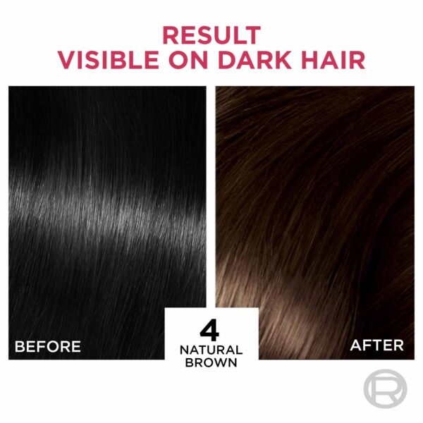 L'Oreal Paris Excellence Creme Hair Color, 4 Natural Brown -72ml+100g - L'Oreal Paris