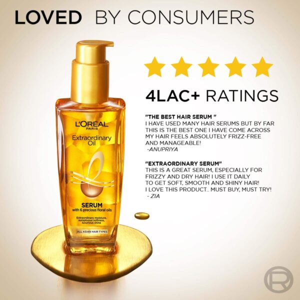L'Oreal Paris Extraordinary Oil Hair Serum (100ml) - L'Oreal Paris