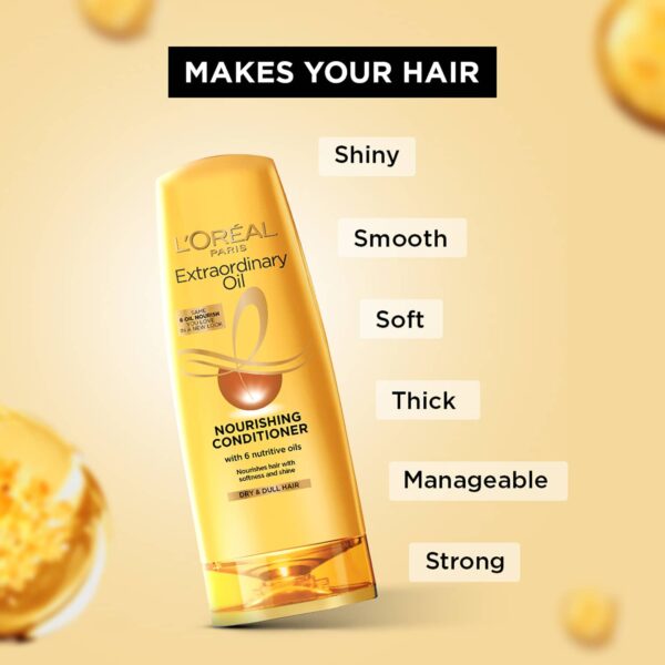 L'Oreal Paris Extraordinary Oil Nourishing Conditioner for Dry & Dull Hair (180ml) - L'Oreal Paris