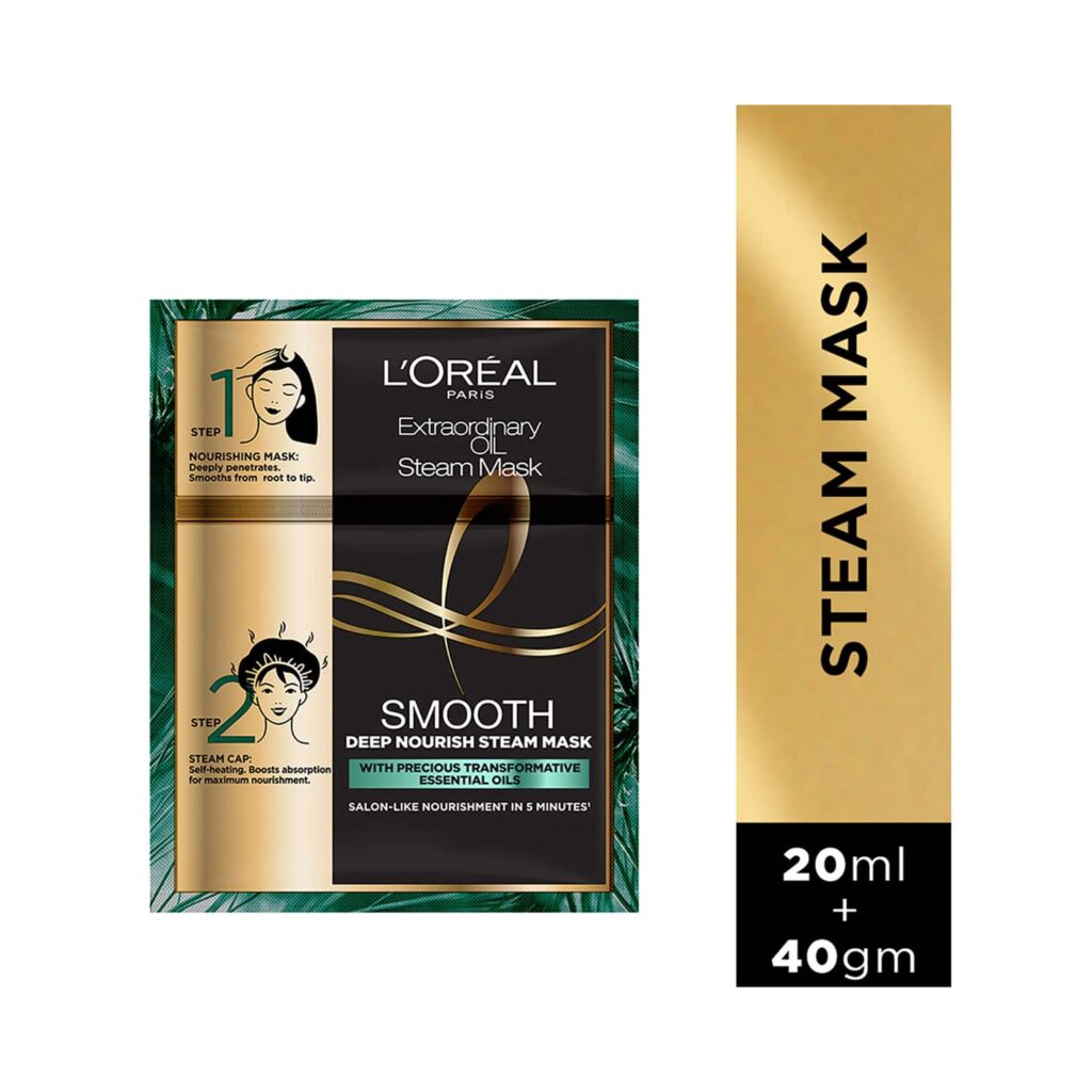 L'Oreal Paris Extraordinary Oil Smooth Steam Hair Mask - L'Oreal Paris