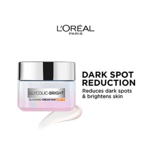 L'Oreal Paris Glycolic Bright Day Cream with SPF 17 (50ml) - L'Oreal Paris