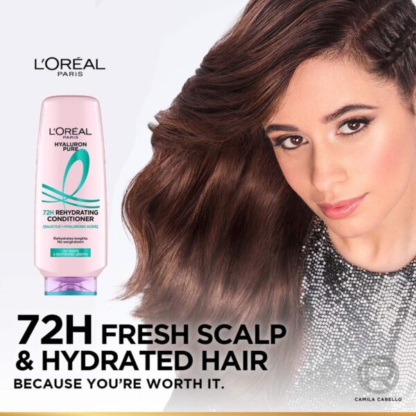 L'Oreal Paris Hyaluron Pure 72H Rehydrating Conditioner (175 ml) - L'Oreal Paris