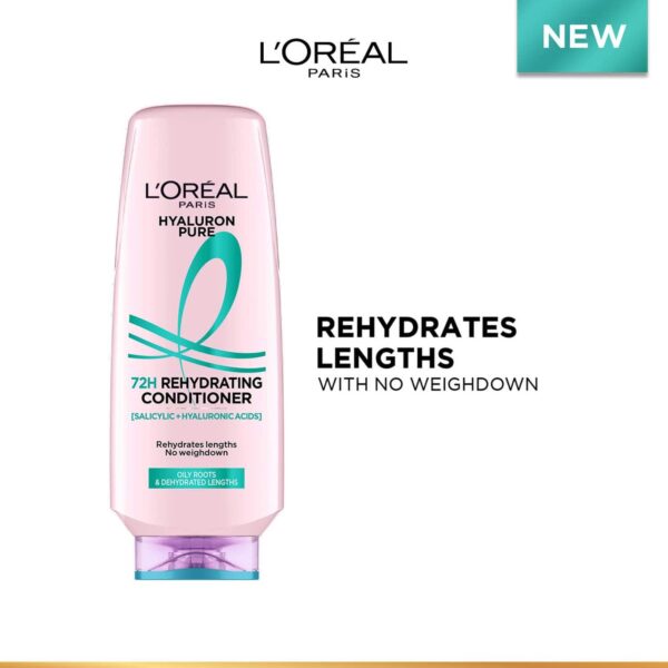 L'Oreal Paris Hyaluron Pure 72H Rehydrating Conditioner (175 ml) - L'Oreal Paris
