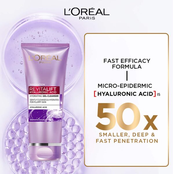 L'Oreal Paris Hyaluronic Acid Plump Skin Combo - Pack of 2 (Cleanser & Serum) - L'Oreal Paris