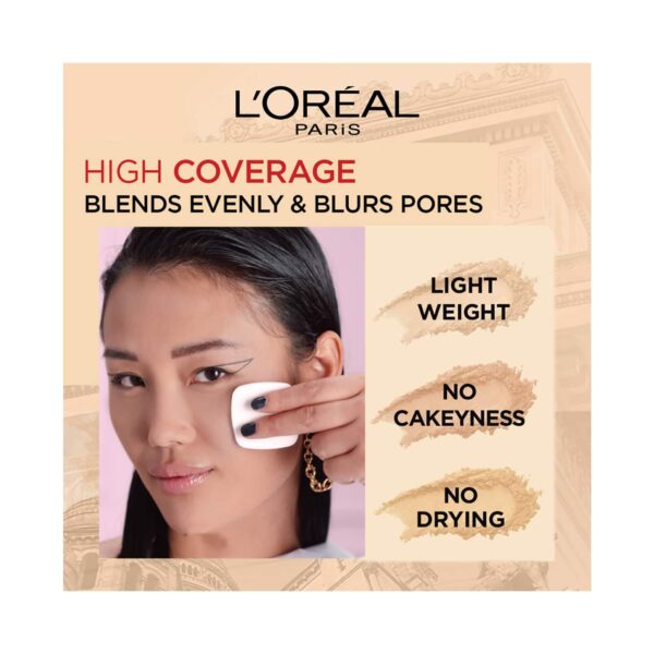 L'Oreal Paris Infallible 24H Oil Killer High Coverage Compact Powder SPF 32 PA +++ - 240 Natural Honey (6g) - L'Oreal Paris