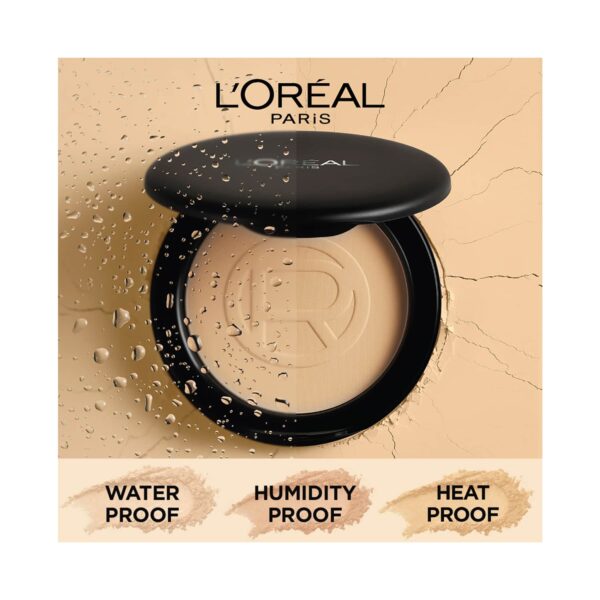 L'Oreal Paris Infallible 24H Oil Killer High Coverage Compact Powder SPF 32 PA +++ - 240 Natural Honey (6g) - L'Oreal Paris