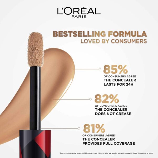 L'Oreal Paris Infallible Full Wear More Than Concealer - 314 (10ml) - L'Oreal Paris
