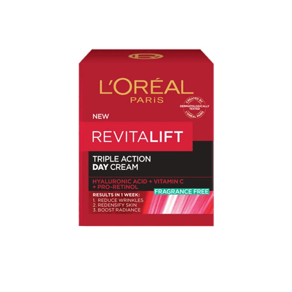 L'Oreal Paris Revitalift Triple Action Day Cream (50ml) - L'Oreal Paris