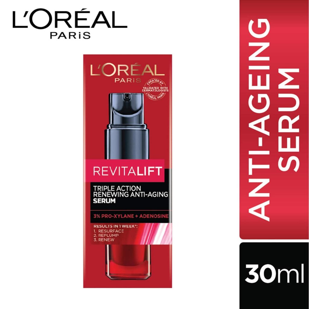 L'Oreal Paris Revitalift Triple Action Renewing Anti-Aging serum (30ml) - L'Oreal Paris