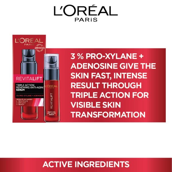 L'Oreal Paris Revitalift Triple Action Renewing Anti-Aging serum (30ml) - L'Oreal Paris