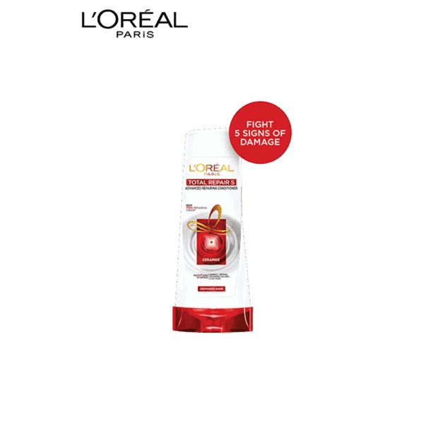 L'Oreal Paris Total Repair 5 Restoring Conditioner with Keratin XS, 71.5ml - L'Oreal Paris