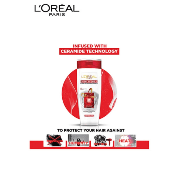 L'Oreal Paris Total Repair 5 Restoring Conditioner with Keratin XS, 71.5ml - L'Oreal Paris