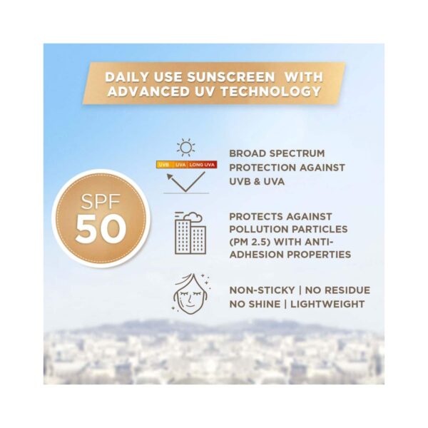 L'Oreal Paris UV Defender Serum Protector Sunscreen SPF 50 PA+++ - Bright & Clear (50ml) - L'Oreal Paris