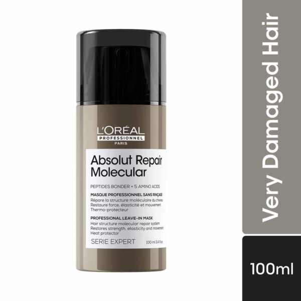L'OREAL PROFESSIONNEL Absolut Molecular Deep Repairing Leave-In Cream For Damaged Hair (100 ml) - L'OREAL PROFESSIONNEL