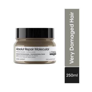 L'OREAL PROFESSIONNEL Absolut Repair Molecular Deep Repairing Cream Mask For Very Damaged Hair (250 ml) - L'OREAL PROFESSIONNEL