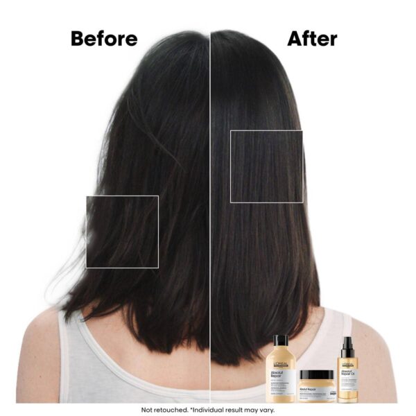 L'Oreal Professionnel Absolut Repair Shampoo (300 ml) Hair Mask (250 ml) Combo For Damaged Hair - L'OREAL PROFESSIONNEL