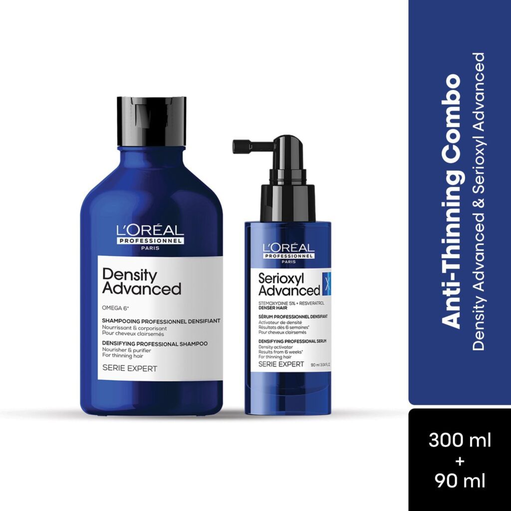 L'OREAL PROFESSIONNEL Density Activator Regime-Density Advanced Shampoo & Serioxyl Advanced Combo - L'OREAL PROFESSIONNEL