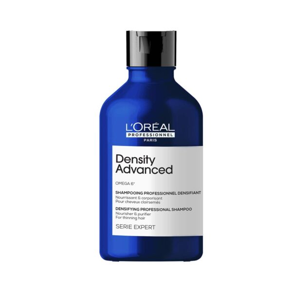 L'OREAL PROFESSIONNEL Density Advanced Shampoo for Thinning Hair (300 ml) Visibly Increases Volume - L'OREAL PROFESSIONNEL