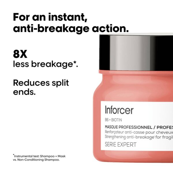 L'OREAL PROFESSIONNEL Inforcer Mask for Reduced Hair Breakage (250 ml) With Biotin & Vitamin B6 - L'OREAL PROFESSIONNEL