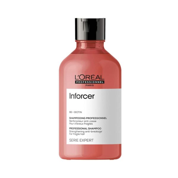 L'OREAL PROFESSIONNEL Inforcer Shampoo for Reduced Hair Breakage (300 ml) With Biotin & Vitamin B6 - L'OREAL PROFESSIONNEL
