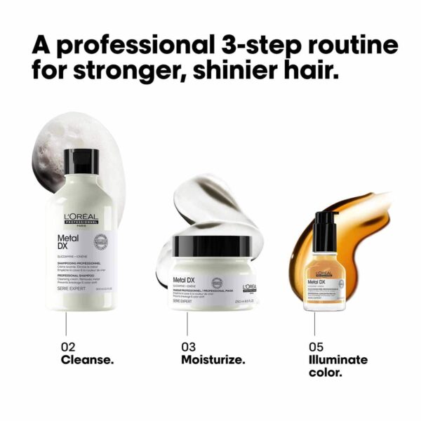 L'OREAL PROFESSIONNEL Metal DX Anti-Deposit Protector Hair Mask For Hair Breakage (250 ml) - L'OREAL PROFESSIONNEL