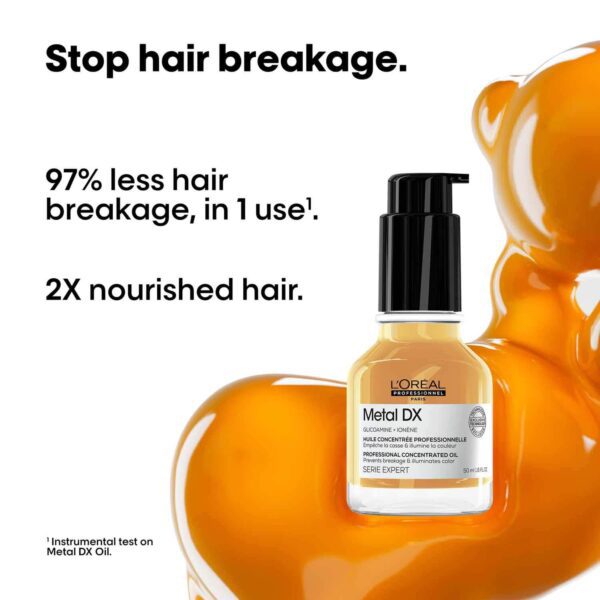 L'OREAL PROFESSIONNEL Metal DX Concentrated Leave-In Serum for Soft & Shiny Hair (50 ml) - L'OREAL PROFESSIONNEL