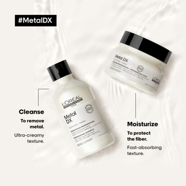 L'Oreal Professionnel Metal Dx Shampoo & Hair Mask Combo Serie Expert (300 ml + 250 ml) - L'OREAL PROFESSIONNEL