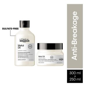 L'Oreal Professionnel Metal Dx Shampoo & Hair Mask Combo Serie Expert (300 ml + 250 ml) - L'OREAL PROFESSIONNEL
