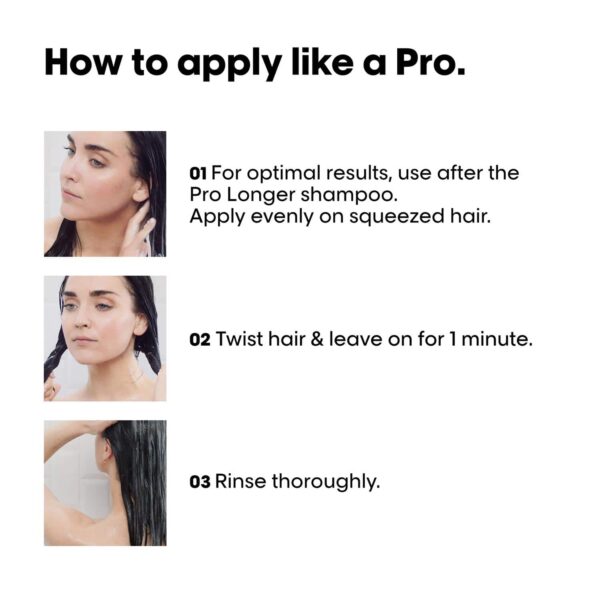 L'OREAL PROFESSIONNEL Pro Longer Mask for Long Hair with Thinned Ends (250 ml) Reduce Split Ends - L'OREAL PROFESSIONNEL