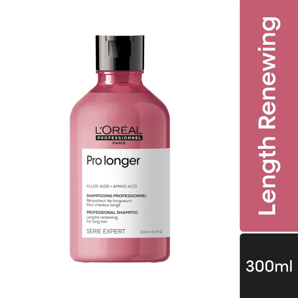 L'OREAL PROFESSIONNEL Pro Longer Shampoo for Long Hair with Thinned Ends (300 ml) Reduce Split Ends - L'OREAL PROFESSIONNEL