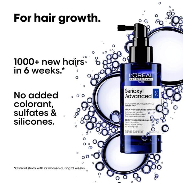 L'OREAL PROFESSIONNEL Serioxyl Advanced Density Activator, Leave-In Serum for Hair Growth - L'OREAL PROFESSIONNEL