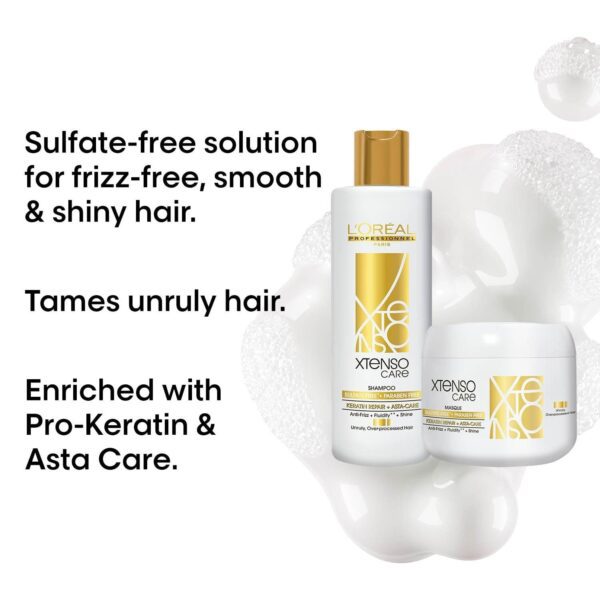 L'OREAL PROFESSIONNEL X-Tenso Care Sulfate free Shampoo (250 ml) & Masque (196 g) - L'OREAL PROFESSIONNEL