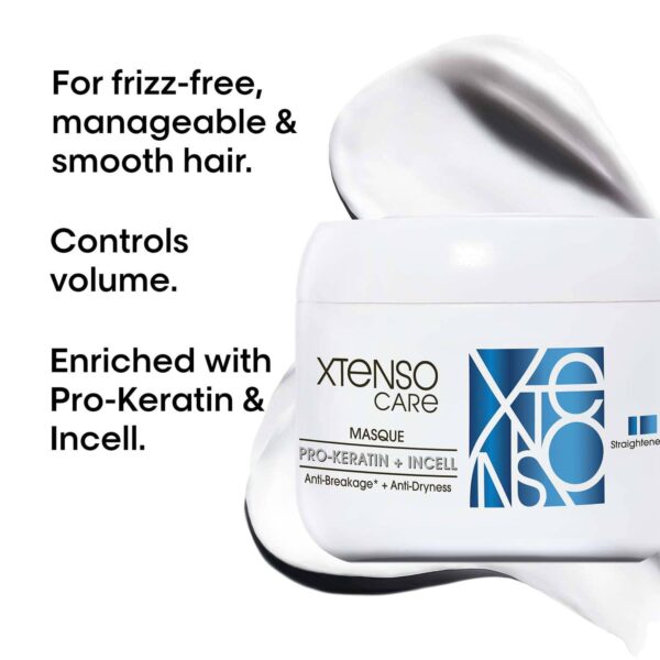L'OREAL PROFESSIONNEL Xtenso Care Masque For Frizz-Free, Smooth & Manageable Hair (196 g) - L'OREAL PROFESSIONNEL