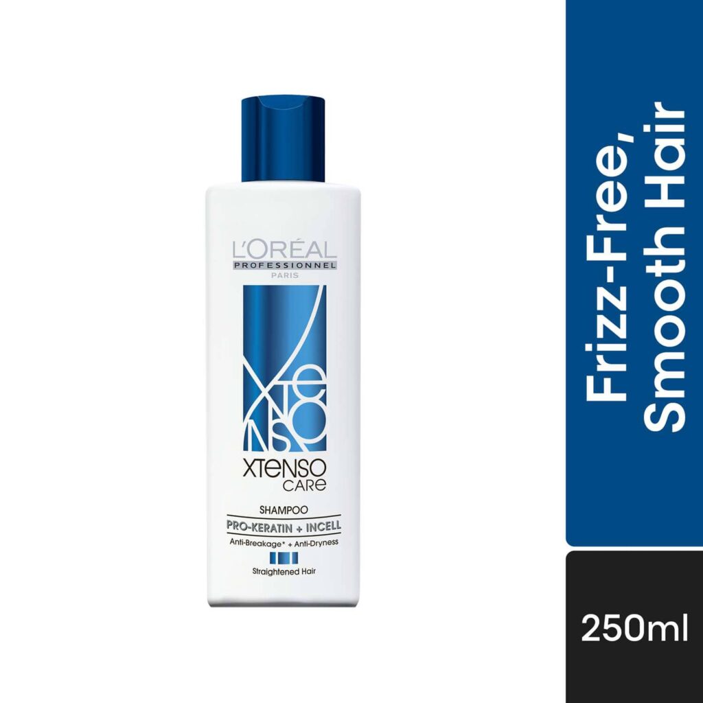 L'OREAL PROFESSIONNEL Xtenso Care Shampoo For Frizz-Free, Smooth & Manageable Hair (250 ml) - L'OREAL PROFESSIONNEL