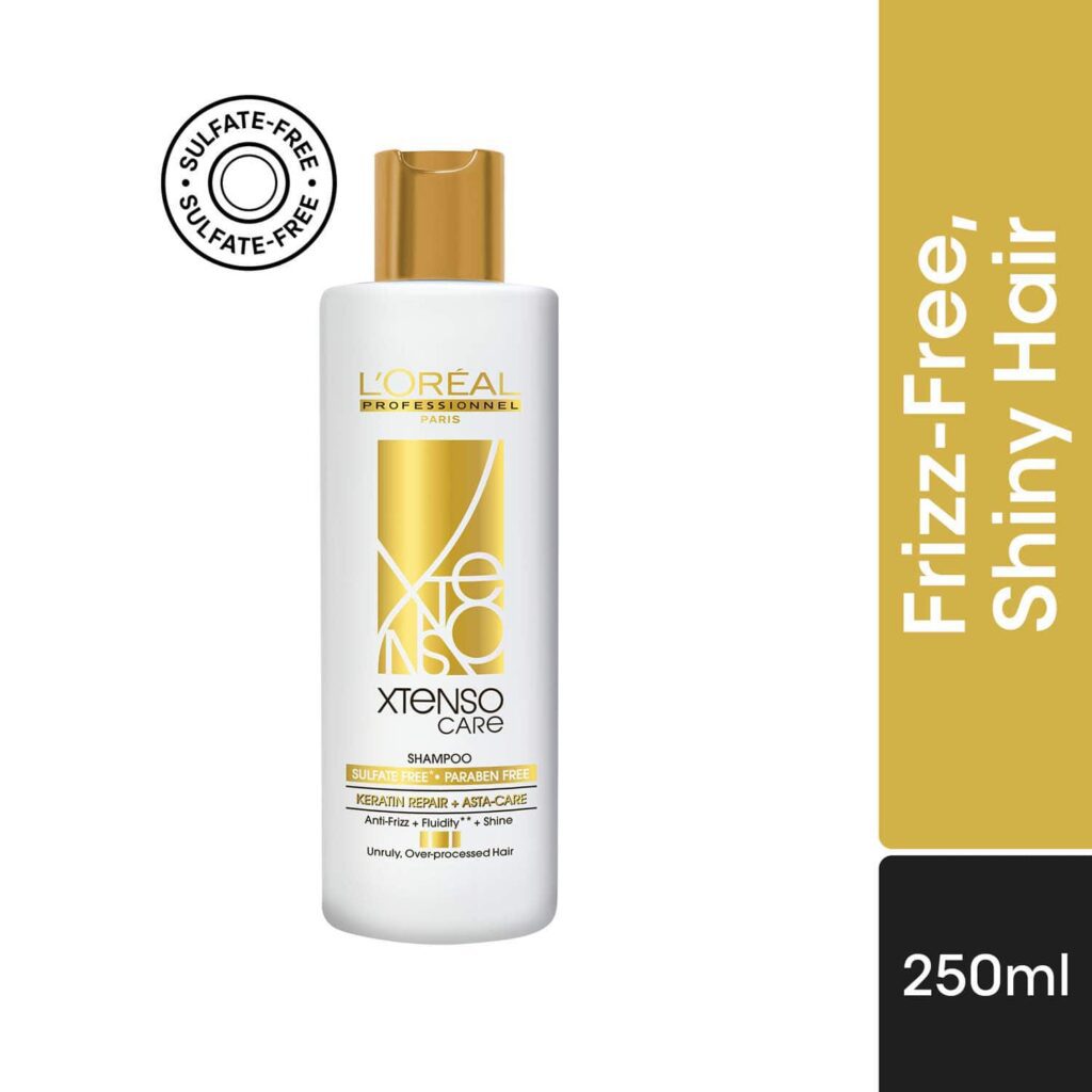 L'OREAL PROFESSIONNEL Xtenso Care Sulfate-Free Shampoo For Frizz-Free & Shiny Hair (250 ml) - L'OREAL PROFESSIONNEL