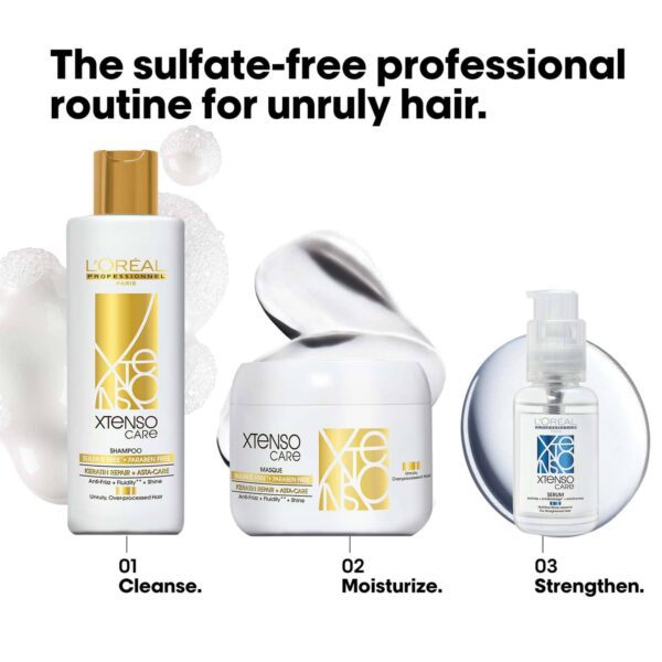 L'OREAL PROFESSIONNEL Xtenso Care Sulfate-Free Shampoo For Frizz-Free & Shiny Hair (250 ml) - L'OREAL PROFESSIONNEL