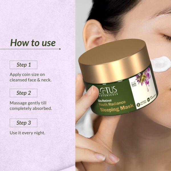 Lotus Botanicals Bio Retinol Youth Radiance Sleeping Mask (50g) - Lotus Botanicals