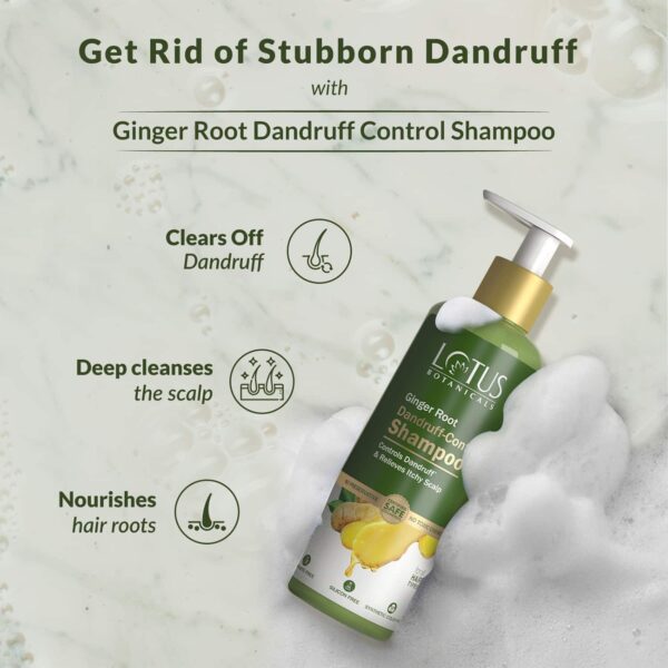 Lotus Botanicals Dandruff-Control Shampoo (300ml) - Lotus Botanicals