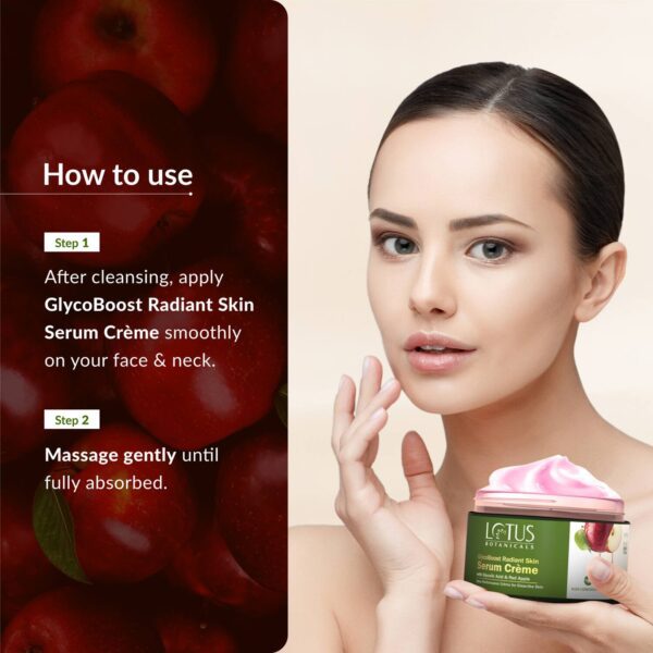 Lotus Botanicals GlycoBoost Radiant Skin Serum Creme & Glycolic Acid (50 g) - Lotus Botanicals