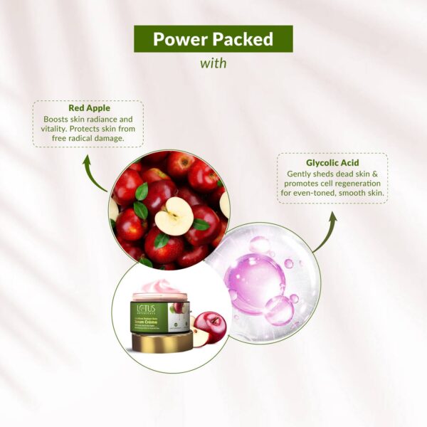 Lotus Botanicals GlycoBoost Radiant Skin Serum Creme & Glycolic Acid (50 g) - Lotus Botanicals